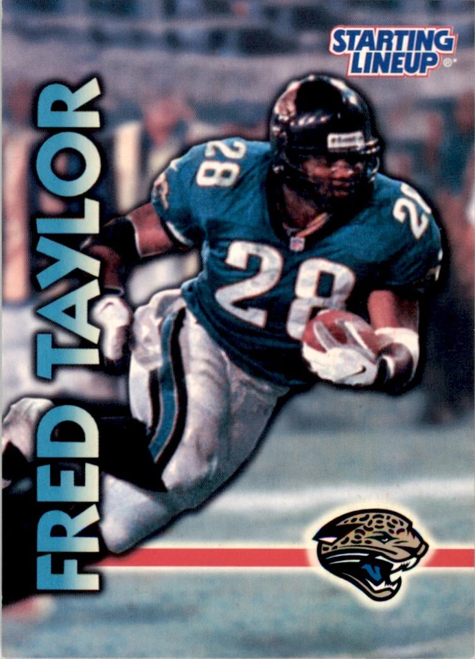 1999 Kenner Starting Lineup Card Fred Taylor Jacksonville Jaguars - Image 1 of 2