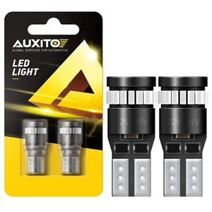 AUXITO T10 Wedge High Power LED Light Bulbs Super Red 192 168 194 480LM 24V EAH - Picture 1 of 12