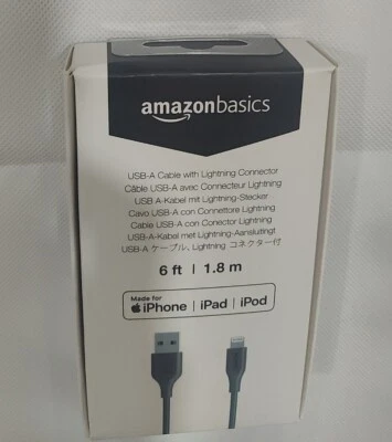 Anazon basics USB A Cable with lighting connector  - Image 1 of 4