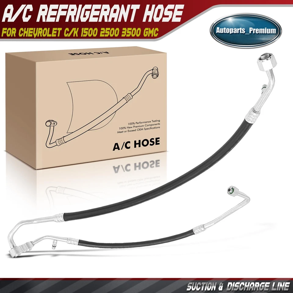 Conjunto de manguera colector de aire acondicionado para Chevrolet C1500 C2500 C3500 K1500 K2500 K3500 GMC Foto 1 de 4