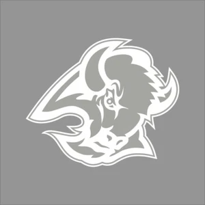 Buffalo Sabres #8 NHL Team Logo 1 Color Vinyl Decal Sticker Car Window Wall - Picture 1 of 7