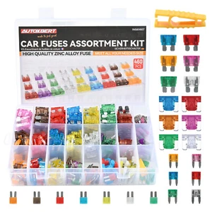 w/Puller Micro Auto Van Car Fuses Assorted 2 - 40 Amp Fuse Mini Blade Set 460x - Picture 1 of 6