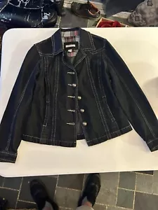 Dressbarn Stretch Denim Jacket - Women’s Petite Medium - Picture 1 of 3