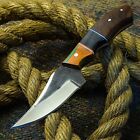 Alonzo Custom Handmade D2 Steel Fix Blade Bushcraft Knife With Burl Wood 1263