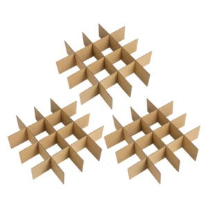 18 Pcs Shipping Carton Dividers Moving Boxes for Glasses Cardboard - Picture 1 of 12
