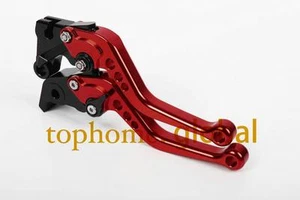 For HONDA CBR250R 2011 2012 2013 Short Red CNC Clutch Brake Levers  - Picture 1 of 7