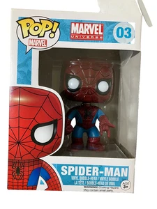 Funko Pop! Marvel Spider-Man Bobble-Head in vinile #03 - Foto 1 di 6