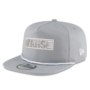 Men's New Era Gray TRACKHOUSE RACING Golfer Snapback Adjustable Hat - Picture 1 of 4