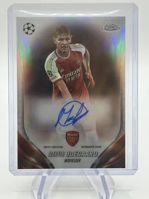 2023-24 Topps Cromo UEFA Clubes Competiciones Martin Odegaard Ødegaard Automático Foto 1 de 2
