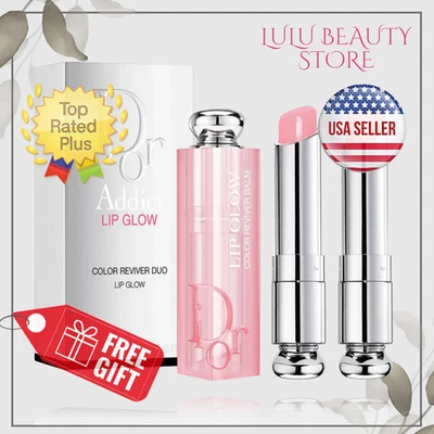 Dior Addict LIP REVIVER DUO GLOW Coral Pink Gloss Balm 001 & 004, SEALED  💋 - Image 1 of 4
