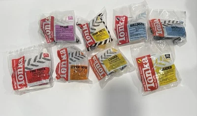 Tonka! 1992 McDonalds Happy Meal игрушки полный набор 5 плюс 3! НОВЫЙ запечатанный (8) - Изображение 1 из 4