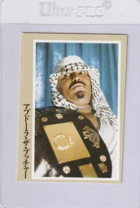 Abdullah the Butcher/Dusty Rhodes 1989 BBM Magazine Wrestling Hand cut Card - Picture 1 of 2