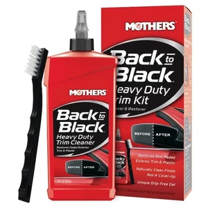 Mothers 06141 Back-to-Black Heavy Duty Trim Cleaner Kit, 12 Fl. Oz.. - Bild 1 von 1