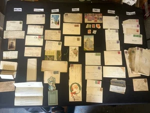 1858-1950s Letters Stamps Postcards Ford Motor Company letter, valentine MI E17 - Picture 1 of 22