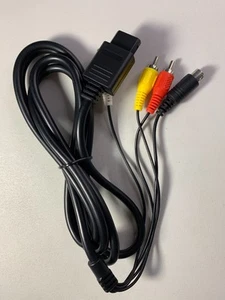 S-Video & AV Cable for nintendo SNES/SFC/N64/NGC 1.8M - S-Video RCA Composite - Imagen 1 de 10