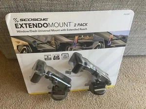 Universal Phone Mount 2 x Scosche ExtendoMount Window Dashboards Apple Samsung - Picture 1 of 2