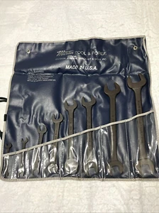 NEW Martin Tools USA Open End Wrench Set 5/16"- 1 1/4" HD Industrial Black 8pc - Picture 1 of 7