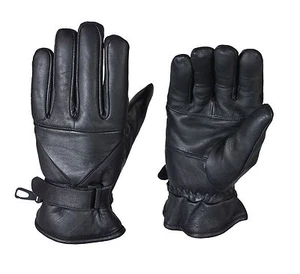 Herren Winter Echtleder Motorrad Motorrad 3M Thermo Thinsulate Handschuhe - Bild 1 von 2