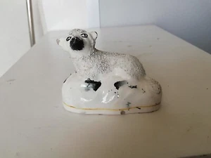Antica figura di pecora Staffordshire - Foto 1 di 12