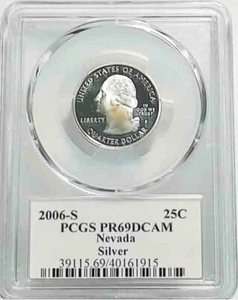 2006 S 25C Silver State Quarter Nevada Proof PR69 DCAM PCGS - Picture 1 of 2