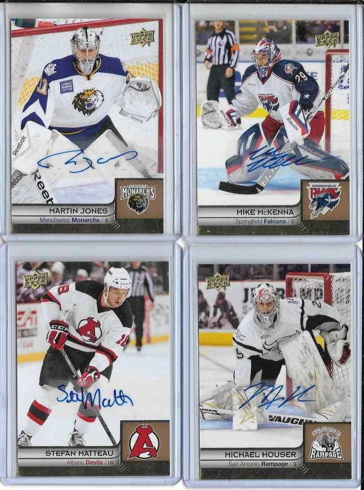 Stefan Matteau New Jersey Devils 2013-14 UD AHL Autograph #9 - Image 1 of 1