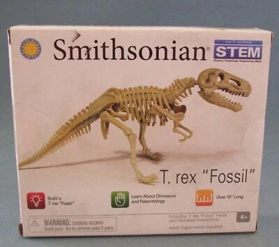 Smithsonian Tallo T Rex Fósil Dinosaurio Educativo #54111 Edades 8+ Nuevo Sellado  Foto 1 de 3