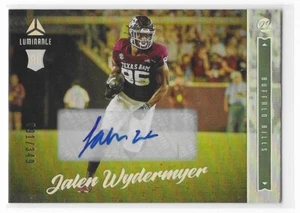 Autógrafo horizontal novato Jalen Wydermyer 2022 Panini Luminance #199/349 - Imagen 1 de 2