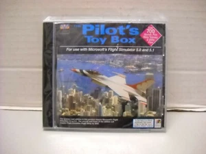 Simulador de vuelo CD-ROM vintage CrystalVision 1996 Pilot's Toybox 5.0 o 5.1. - Imagen 1 de 7