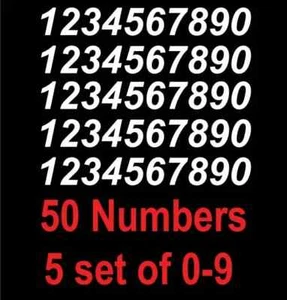Mailbox Address locker Numbers Decal Vinyl Sticker Window Door Wall Sign Decals - Picture 1 of 1