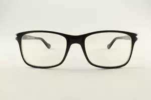 Seltene Original Persol 3014-V 95 Schwarz Silber 52mm Gestell Brille Italy RX-fähig - Bild 1 von 5