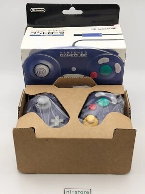 Official OEM Nintendo GameCube Controller Violet DOL-003 JP in Box - Mint S+ - Image 1 of 4