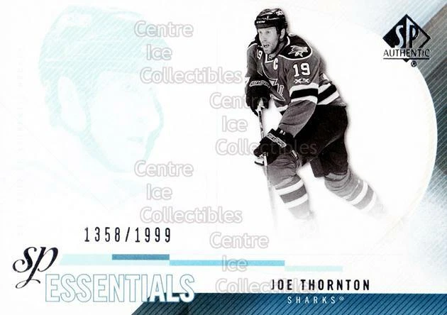 2010-11 Sp Authentic #204 Joe Thornton - Image 1 of 1