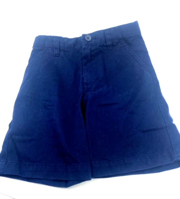 School Uniform Boys Shorts Size 5 Blue Adjustable Waist Cherokee Pockets Kids - Image 1 of 4