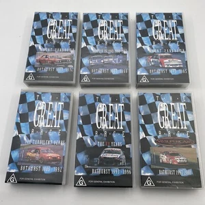 The Great Race Bathurst 1960-2001 Set Of Six VHS Tapes - Picture 1 of 4