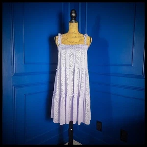 Small Purple Jessica Simpson Rayon Bathing Suit Cover-Up - Picture 1 of 9