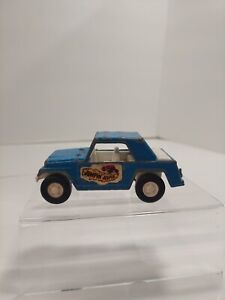 1970  Diecast Tootsietoy Toy "Jeepster" Jumpin Jeeper Willys Blue Vintage