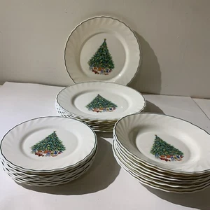 Viset of 8 / 24 pieces Noel Porcelle from The House Of Salem Christmes tree - Picture 1 of 5