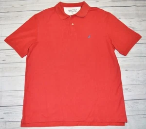 Mens X-Large XL NAUTICA Deck Shirt Short Sleeve Polo Shirt Salmon Pink - Picture 1 of 2