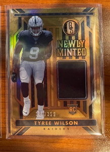 2023 Panini Gold Standard NEWLY MINTED Tyree Wilson RELIC /399 RC