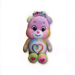Togetherness BEAR 10" Rainbow Heart CARE BEARS Plush Bean Stuffed Animal 2021 - Picture 1 of 5