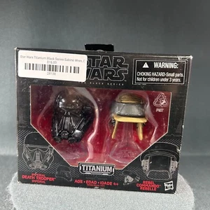 Star Wars Black Series Titanium 06 Imperial Death trooper Rebel Commando Helmet - Picture 1 of 19