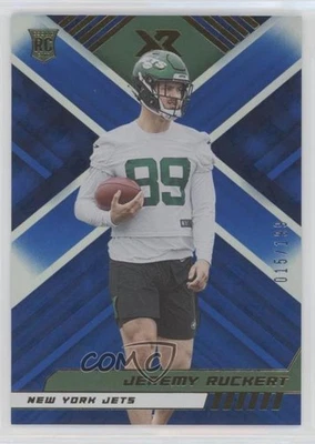 2022 Panini XR Rookies Blue /199 Jeremy Ruckert #151 Rookie RC - Image 1 of 2