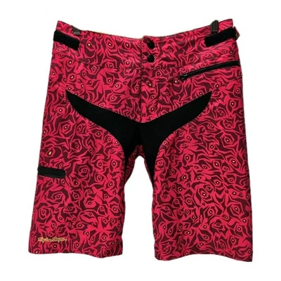 Troy Lee Designs TLD Womens Downhill Bike Skyline Shorts Evil Flo Pink Large - Image 1 of 4