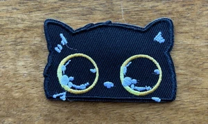 KATZE BESTICKT AUFBÜGLER AUFNÄHEN PATCH NEU - Bild 1 von 3