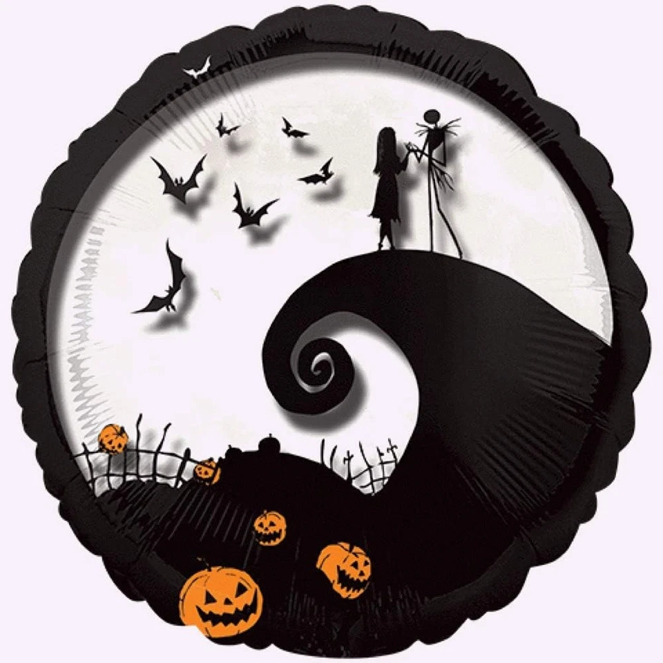 Nightmare Before Christmas Halloween Party Decoration Panoramic Mylar Balloon - Image 1 of 1
