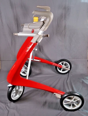 byACRE  Carbon Ultralight Wide Track Rollator 18.5" Wide Seat - Red - Image 1 of 4