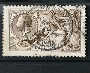 GB KING GEORGE V SG 413A 2S6D OLIVE BROWN FINE USED - Picture 1 of 1