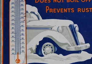 CAR GRAPHIC * dated 1929 EVEREADY PRESTONE ANTI FREEZE Old 1 gallon Tin Oil Can - Picture 1 of 7