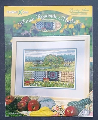 Amish Roadside Market Stitchworld Cross Stitch Diane Phalen Counted Cross Stitch - Image 1 of 3