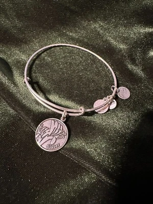 Pulsera Alex and Ani “Hermana” Alambre Expandible Dije – Acabado Plata Rafaeliana Foto 1 de 3